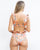 Gali Ruffled High Waist Bikini in Coral Mixed Print