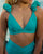 Lilia Jade Ruched Shoulders High Waist Bikini