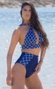 Blue swimsuit by Salitre swimwear